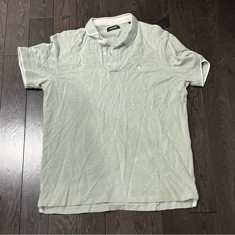 Men's Light Green Polo Shirt
